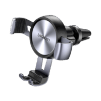 50564-p.png Soporte de Celular para Automóvil en Rendija de Ventilación / Sistema de Gravedad / Rotacion de 360° /Angulo Multiple / Almohadillas de Goma Antideslizantes / Amplia Compatibilidad con dispositivos de 4'' a 7'' / Color Negro