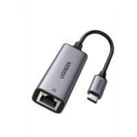 50737-p.png Adaptador de Red USB-C 3.1 (5 Gbps) a RJ45 | Thunderbolt 3 | Admite 10/100/1000 Mbps y 2.5G | Chip Inteligente | Amplia Compatibilidad | Caja de Aluminio | Longitud del cable 10 cm.