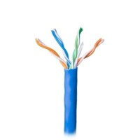 507811061000det.jpg Bobina de 305 Metros Cable Par Trenzado Nivel 5 (CAT 5e) / CMR / Color Azul / 4 Pares de Conductores Sólidos de Cobre AWG 24 / Para Aplicaciones de CCTV, Redes de datos, IP Megapixel, Control RS485