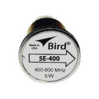 Elemento de 5 Watt en Línea 7/8" para Wattmetro BIRD 43 en Rango de Frecuencia de 400 a 800 MHz.