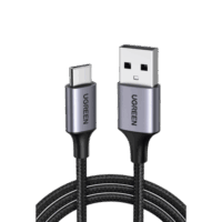 60126-p.png Cable USB-A a USB-C | 1 Metro | Transferencia de datos de 480 Mbps | Carga Rápida | QC 4.0/3.0/2.0 | FPC | AFC | Protección Integrada | Caja de Aluminio | Nylon Trenzado | Color Negro | 2 años de Garantía.