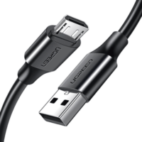 60138-p.png Cable USB-A a Micro USB | 2 Metros | Tecnología de Carga Rápida Qualcomm / QC 3.0/2.0 | Recarga hasta 18W | Transmisión de Datos hasta 480Mbps | Tecnología de Carga Segura | Hasta 5,000 Flexiones | ABS y PVC de Alta Duraci&oacu