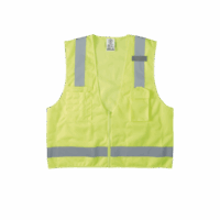 Chaleco de seguridad reflectante de alta visibilidad, mediano/grande. Con múltiples bolsillos de diferente capacidad