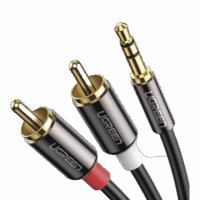 60836-p.png Cable Audio Premium Jack 3.5mm a 2 RCA / 10 Metros / Flexible / Doble Blindaje / Transferencia de Audio sin Pérdidas / Caja de Aleación de Cobre / Amplia Compatibilidad / Diseño Duradero.