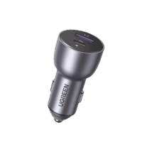 60980-p.png Cargador de Auto 42.5W | Puerto USB-A y USB-C | Carga Rápida | Compatible con Vehículos de 12 y 24 VCD | PD3.0 + QC3.0 | Chip Inteligente | Diseño Compacto Mayor Eficiencia Energética | Caja de Aluminio.