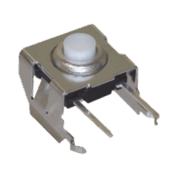 Interruptor Táctil en Ángulo Recto / PCB, SPST, 50 mA, 12 Vcc (RoHS), para Mic. KMC-22