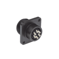 Conector Hembra Circular  de 6 Terminales para uso Rudo, Amphenol