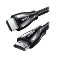 80401-p.png Cable HDMI 2.1 de Nylon Trenzado / 1 Metro / 8K@60Hz/4K@120Hz / eARC (Canal de Retorno de Audio / HDR10+ / VVR / HEC (Canal Ethernet HDMI) / ALLM / 3D / Dolby Atmos / Dolby Visión / 48 Gbps / Mayor Duración.