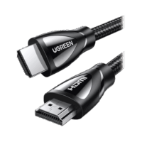 80405-p.png Cable HDMI 2.1 de Nylon Trenzado / 5 Metros / 8K@60Hz/4K@120Hz / eARC (Canal de Retorno de Audio / HDR10+ / VVR / HEC (Canal Ethernet HDMI) / ALLM / 3D / Dolby Atmos / Dolby Visión / 48 Gbps / Mayor Duración.