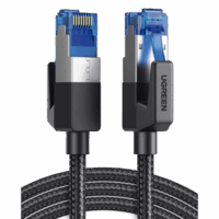 80431-p.png Cable Ethernet Cat8 CLASSⅠF/FTP Redondo con Malla de Nylon 2 Metros