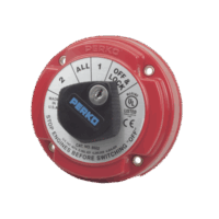 Switch Selector de Batería de Servicio Mediano con Bloqueo por Medio de Llave, para Sistemas Eléctricos Marinos