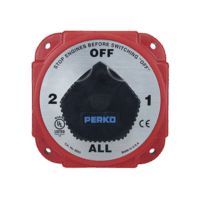 Switch Selector de Batería y Alternador de Servicio Pesado, para Sistemas Eléctricos Marinos