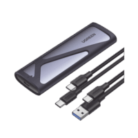 90264-p.png Carcasa Disco Duro NVME M.2 (Enclosure) / Hasta 2TB / USB3.1 a 10 Gbps / SATA SSD PCIE 3.0 / Soporta M Key y B Key / Compatible con SSD M.2 NVME 2230/2242/2260/2280 / UASP / S.M.A.R.T. / TRIM / ESD Incorporado / Caja de Aluminio