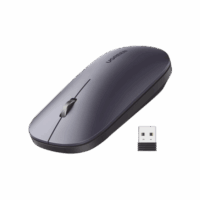 90372-p.png Mouse inalámbrico 2.4 GHz | Ultra Delgado y Silencioso | DPI 1000/1600/2000/4000 (Ajustable) | Alcance 10m | Scroll de Aluminio | Adaptable a diferentes superficies | Diseño suave al tacto | Contiene Receptor USB | Color Negro.