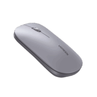 90373-p.png Mouse inalámbrico 2.4 GHz | Ultra Delgado y Silencioso | DPI 1000/1600/2000/4000 (Ajustable) | Alcance 10m | Scroll de Aluminio | Adaptable a diferentes superficies | Diseño suave al tacto | Contiene Receptor USB | Color Gris.