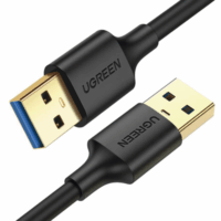 90576-p.png Cable USB-A 3.0 a USB-A 3.0 / 3 Metros / Macho a Macho / Conector Niquelado / Núcleo de Cobre Estañado / Blindaje Múltiple / Velocidad 5Gbps / No Requiere Controlador / Compatible con USB 2.0 Y USB 1.1