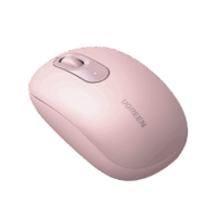 90686-p.png Mouse Inalámbrico 2.4G 800/1200/1600/2400 DPI | Función de 3 botones | Alcance 10m | Silencioso | Ergonómico | Anti-caída y Anti-interferencias | Batería Alcalina AA incluida | Color Dusty Pink.