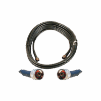 Jumper Coaxial de 50 Ohm con Cable Wilson-400 | Conector N Macho en los extremos | 15.24 metros de longitud.