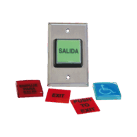 972LESMO-p.png Botón de Salida / MÚLTIPLES Placas/ Luz LED /2 Años Garantia