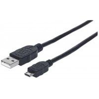 9765496.jpg CABLE USB,MANHATTAN,325684, V2 A-MICRO B, BOLSA PVC 3.0M NEGRO