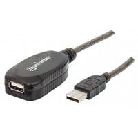 9771396.jpg CABLE USB,MANHATTAN,151573, V2.0 EXT. ACTIVA 10.0M BOLSA
