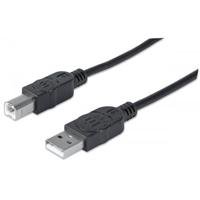 9778946.jpg CABLE USB,MANHATTAN,337779, V2.0 A-B 5.0M, ALTA VELOCIDAD,NEGRO