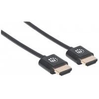 9987704.jpg CABLE HDMI,MANHATTAN,394369, 2.0 ULTRADELGADO M-M 1.8M BL