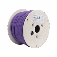 9A6L4A5-p.png Bobina de Cable Blindado F/UTP de 4 Pares, Z-MAX, Cat6A, Soporte de Aplicaciones 10GBase-T, LS0H (Libre de Gases Toxicos), Color Violeta, 305m