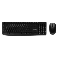 KIT ACTECK CREATOR MK440 / TECLADO Y MOUSE / INALAMBRICO / RECEPTOR USB / 105 TECLAS / OPTICO / 1000 DPI / NEGRO / AC-931755