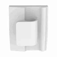 ACC38AC-p.png Clip de Nylon 6.6 con Adhesivo, Para Cables de Hasta 9.7 mm de Diámetro, Uso Interior, Color Natural, Paquete de 100pz