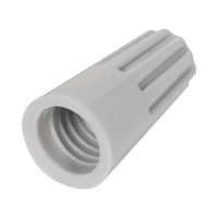 AE00010-p.png Capuchón roscable / 18 AWG / Gris / Paquete de 25 piezas.