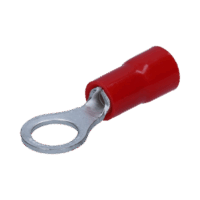 AE34150-p.png Terminal tipo ojo / 1 / 4 " / 22 - 16 AWG / Rojo / Paquete de 25 piezas.