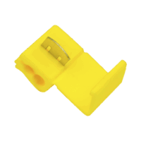 AECW55-p.png Terminal tipo almeja / 12 - 10 AWG / Amarillo / Paquete de 25 piezas.