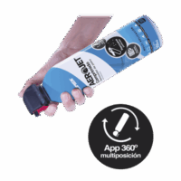 AEROJET360-p.png Removedor de polvo y residuos (aire comprimido) con aplicación 360º para limpieza de equipos electrónicos, válvula anti-estallamiento, 660 ml