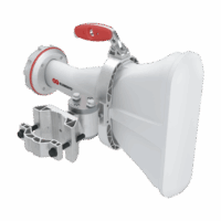 AH60TP-p.png Antena asimétrica de 60° (60°H 25°V) 17 dBi tipo cuerno 5180-6000 MHz altamente eficiente, sin cables, sin perdidas, sin lóbulos listas para TwistPort, Montaje mejorado
