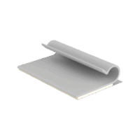 AJC25AC-p.png Clip Adhesivo Tipo J, Para Cables de Hasta 6.4 mm de Diametro, Uso Interior, Color Gris, Paquete de 100pz