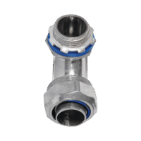 ANCHLC34-p.png Conector Curvo para tubo tipo Liquidtight de 3/4" (19 mm). Compatible con ANC-COT34.