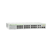 ATFS7502810-p.png Switch WebSmart de 24 puertos 10/100 Mbps + 2 puertos 10/100/1000 Mbps + 2 SFP Gigabit Combo