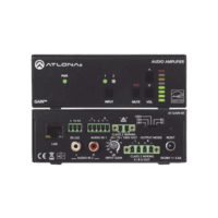 Amplificador de potencia estéreo / mono - 60 Watts / Eficiente clase D / Opcional AES67 (Interfaz de audio en red Dante)