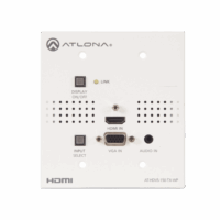 Transmisor HDBaseT de placa de pared para HDMI y VGA