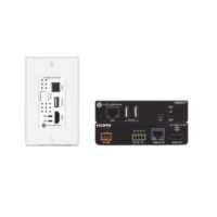 OMEGA 4K/UHD Placa de pared HDBaseT TX/RX para HDMI con USB