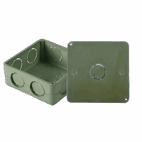 ATUP100CYT-p.png Caja Cuadrada y Tapa de 1" para instalaciones con tubería PVC Conduit pesado.