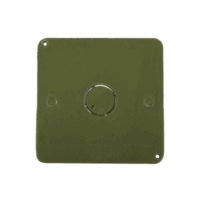 ATUP34T-p.png Tapa para Caja Cuadrada de 4 " para instalaciones con tubería PVC Conduit pesado.