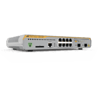 ATX23010GT10-p.png Switch Administrable Capa 3, 8 puertos 10/100/1000 Mbps + 2 puertos SFP Gigabit