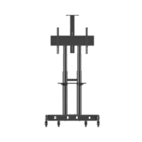 AVA1800701PNB-p.png Soporte de Pantalla con Ruedas / Compatible con Monitores de 55 "a 90" / Base para Colocar Accesorios Adicionales / Vesa 200*200 - 800*500