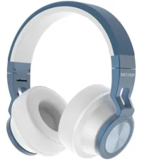 Audifonos-azul-e1753288791120.webp AUDIFONOS BACKDROP INALAMBRICOS DE DIADEMA BLUETOOTH - COLOR BLANCO CON AZUL