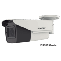 Bullet TURBOHD 4K (8Megapixeles) / Lente Mot. 2.7 a 13.5 mm / Potente IR EXIR de 80 mts / Exterior IP67 / 12 Vcc - 24 VCA / dWDR