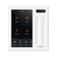 BHA120USWH2C-p.png Control touch desde su pantalla en pared, compatible con 2 cargas para controlar iluminación.