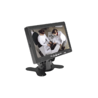 BMG7030H-p.png Monitor 7" TFT-LCD ideal para colocar en vehículos o DVR/NVR. Entradas de video HDMI, VGA y RCA (CVBS)