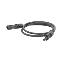CBLMC41MBLK-p.png Cable Fotovoltaico 1 m, Negro, Calibre 10 AWG con Terminales MC4 en Ambos Extremos